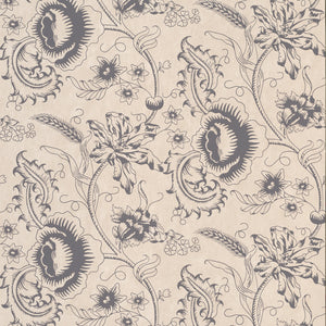 Little Greene Woodblock Mono Behang 0291WOKNIGH - LAB COLOUR THE WORLD