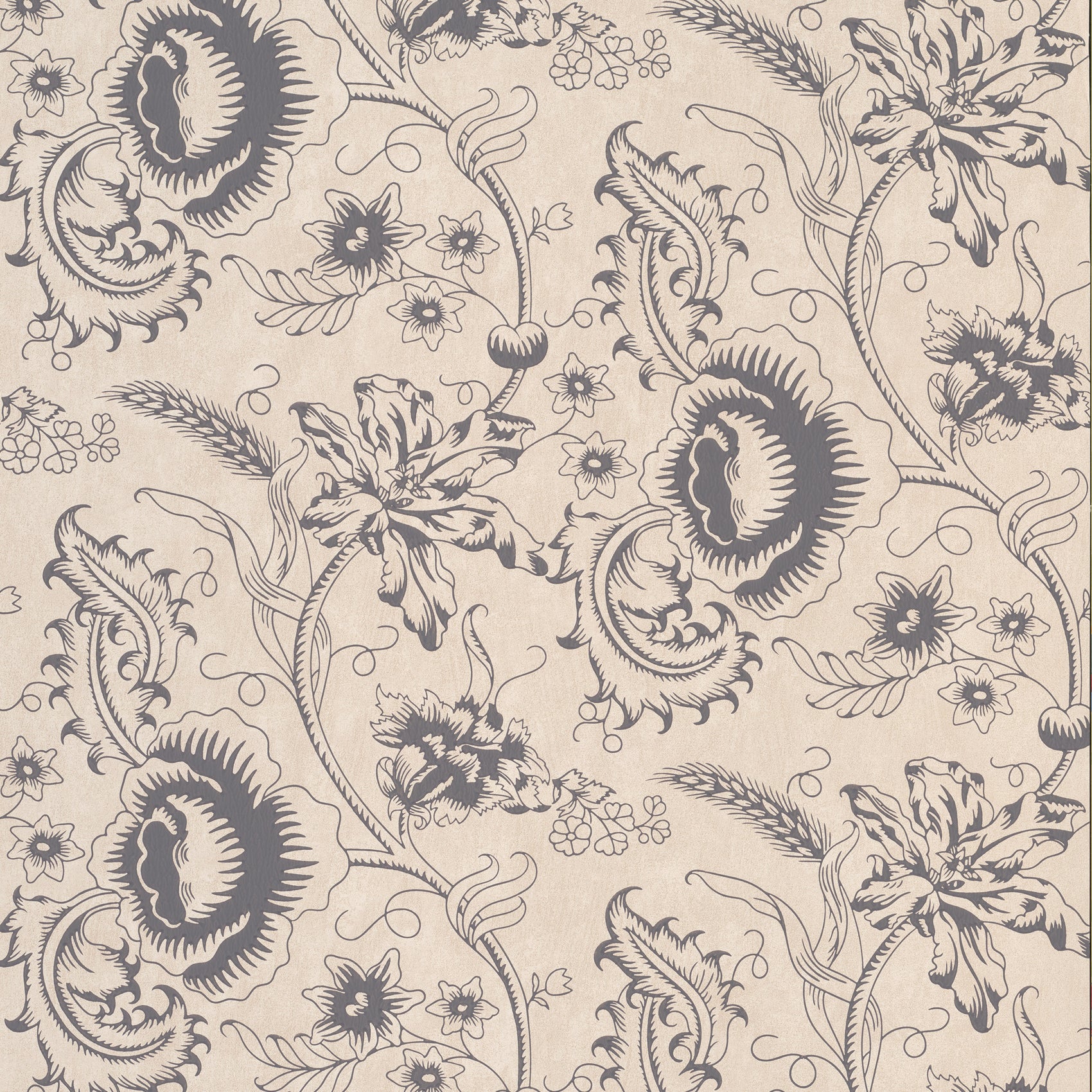 Little Greene Woodblock Mono Behang 0291WOKNIGH - LAB COLOUR THE WORLD