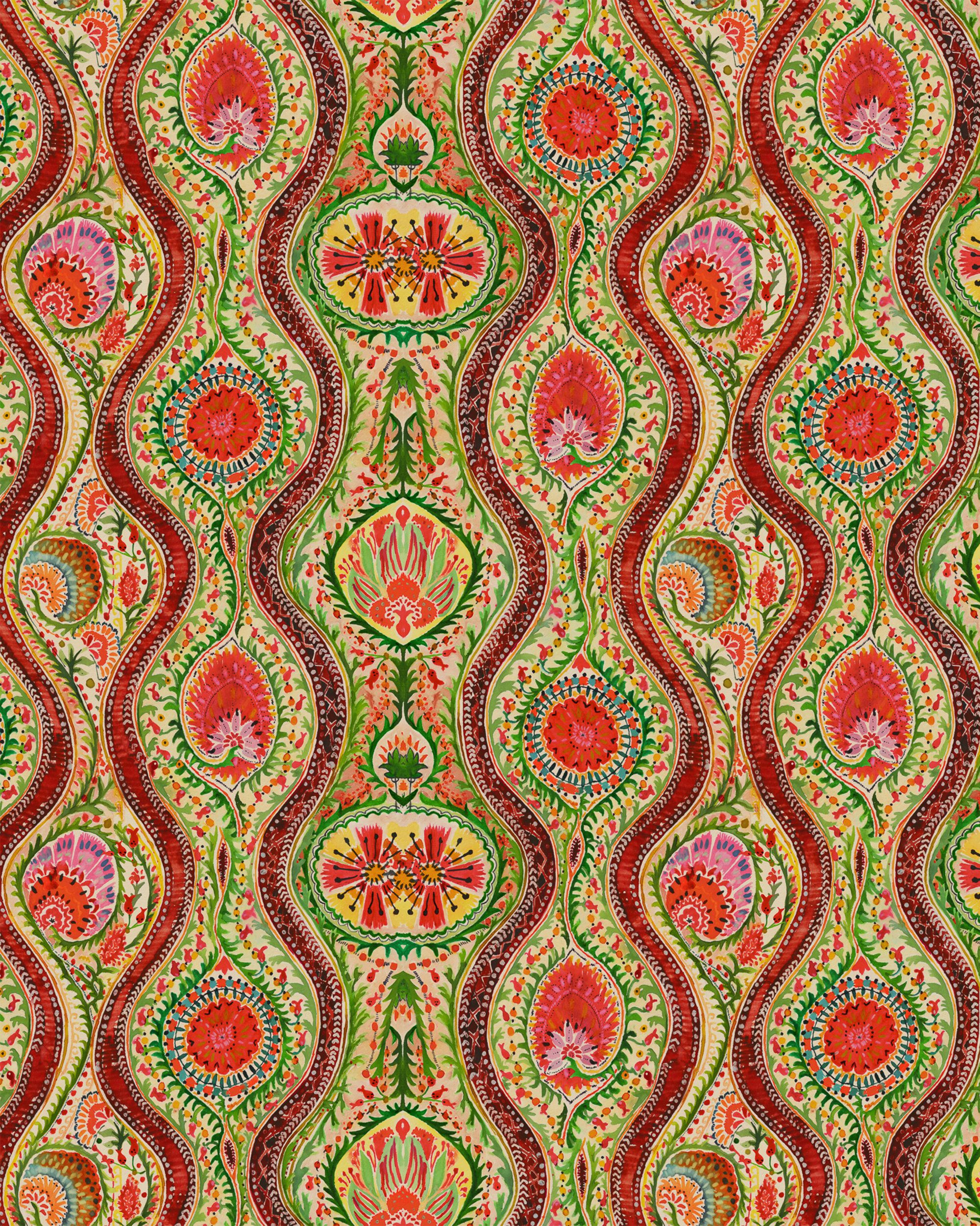 Mind The Gap Hippie Paisley Behang