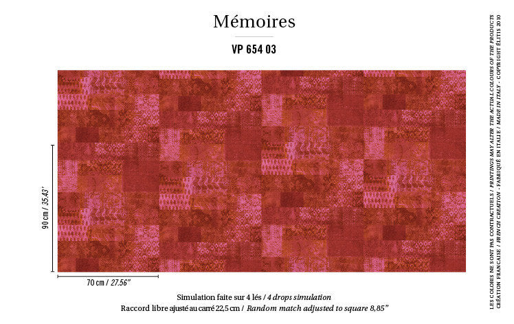 ÉLITIS kilim behang kelim behangpapier VESTINGH instructie