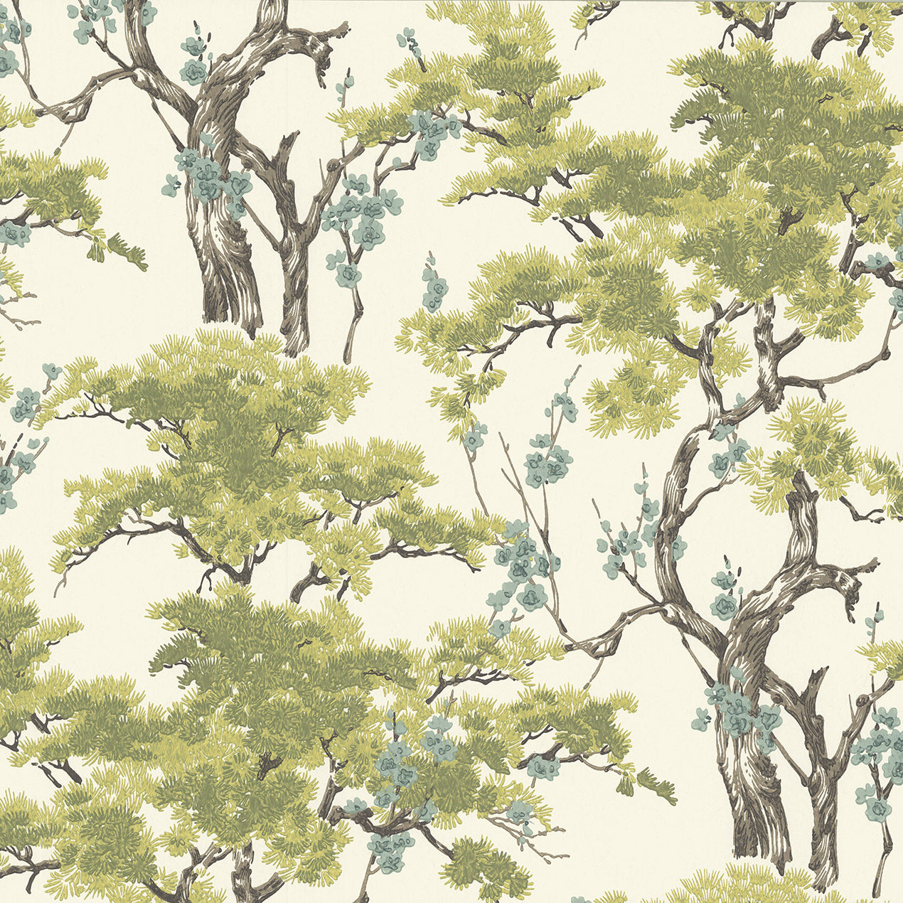 1838 Wallcoverings Harewood Behang 1602-100-06 - Lime Green