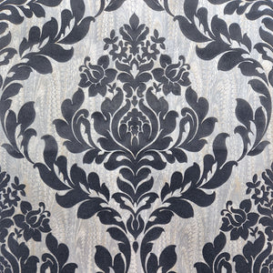 1838 Wallcoverings Faversham Behang 1602-101-04 - Charcoal Black