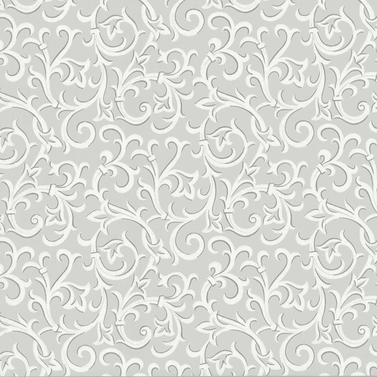 1838 Wallcoverings Brodsworth Behang 1602-103-04 - Grey