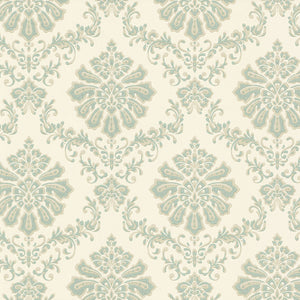 1838 Wallcoverings Broughton Behang 1602-104-02 - Seafoam Green