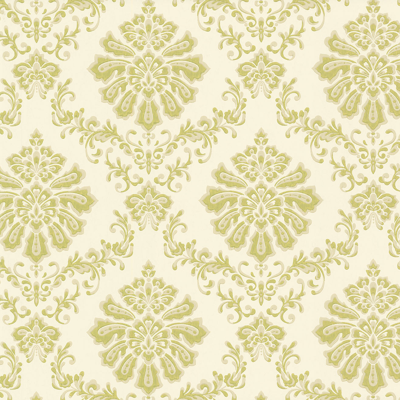 1838 Wallcoverings Broughton Behang 1602-104-05 - Lime Green