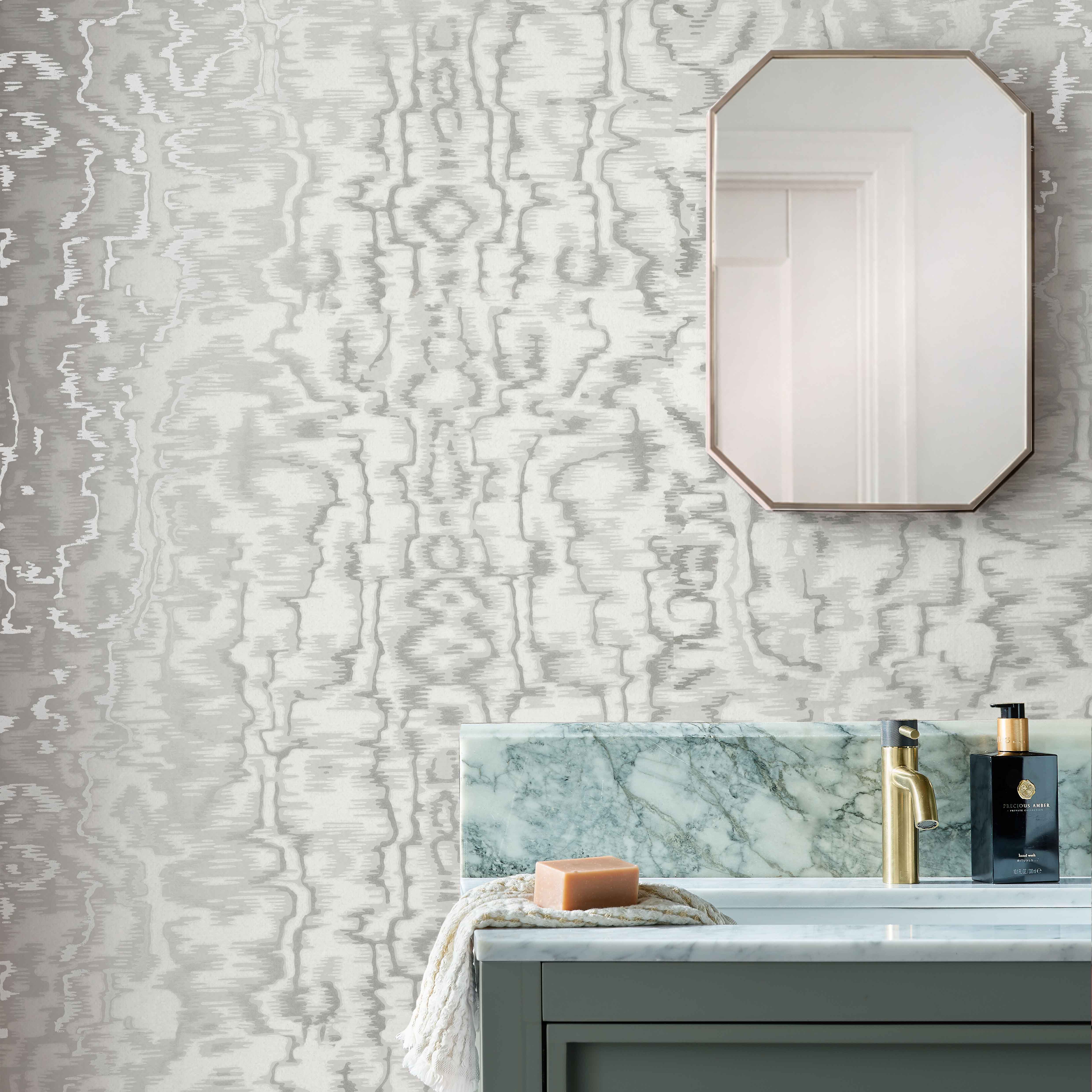 1838 Wallcoverings Avington Behang 1602-105-04 - Grey