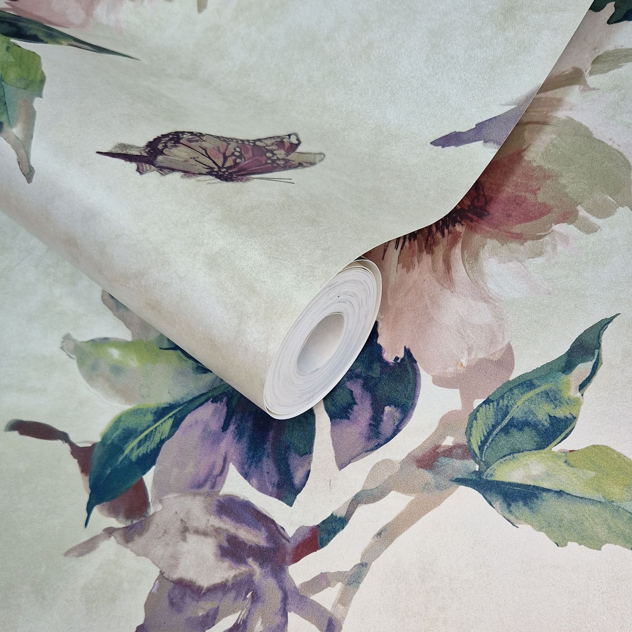 1838 Wallcoverings Madama Butterfly Behang 1703-108-01 - Ivory Cream