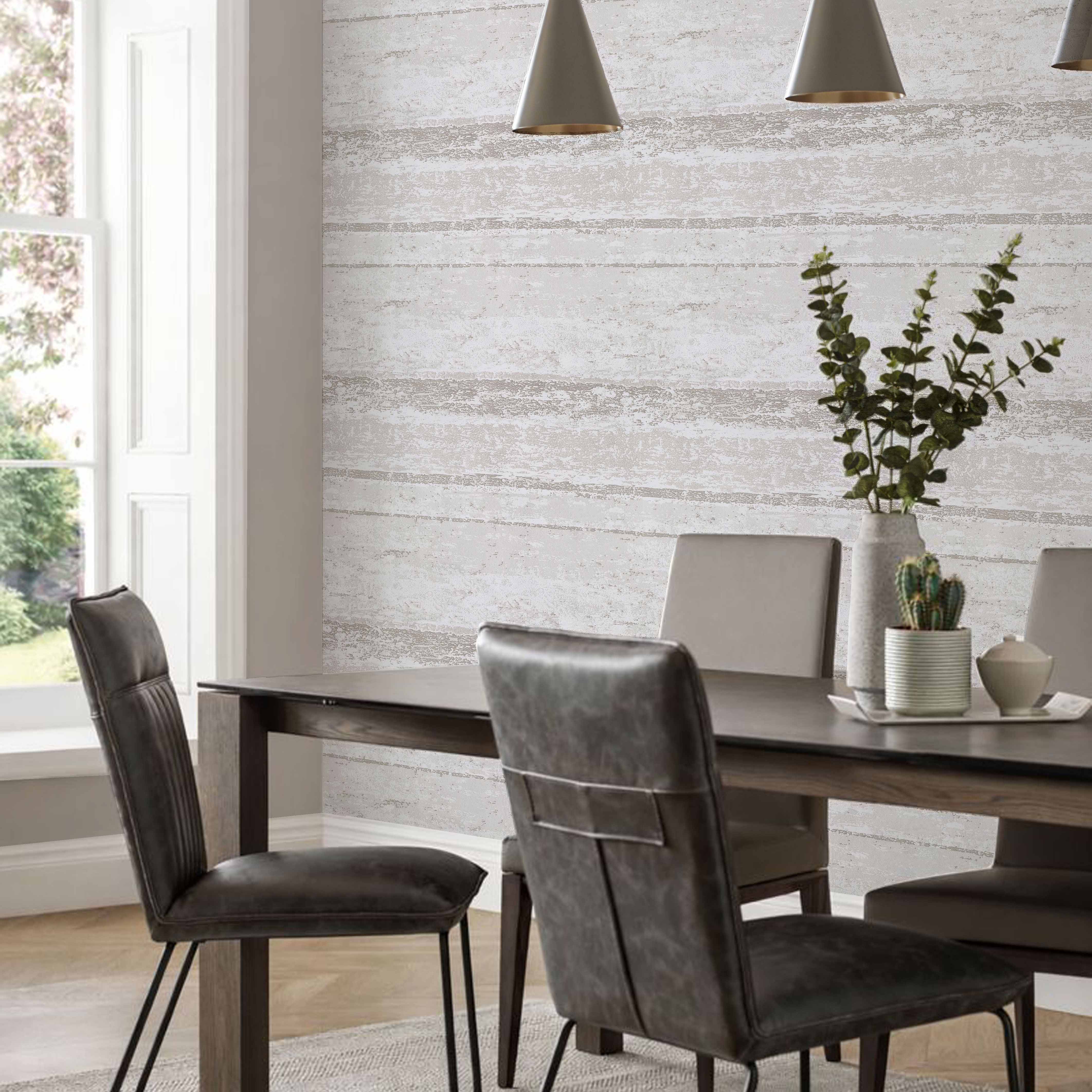 1838 Wallcoverings Linea Behang 1703-110-01 - Ivory Neutral