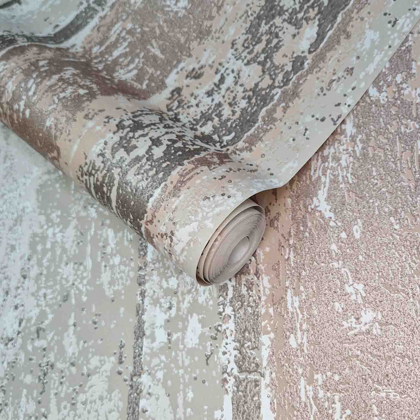 1838 Wallcoverings Linea Behang 1703-110-05 - Coral Copper