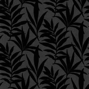 1838 Wallcoverings Verdi Behang 1703-113-07 - Ebony Black