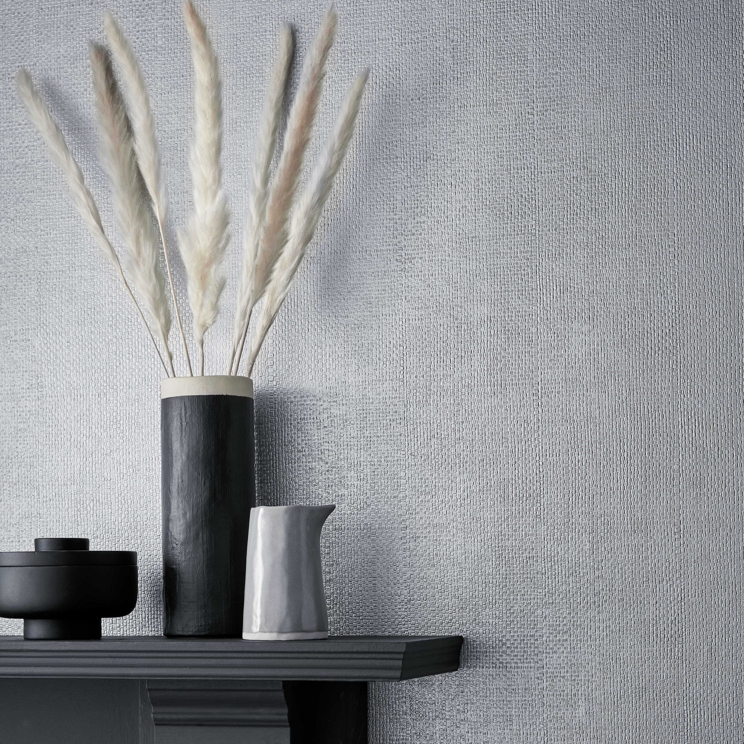 1838 Wallcoverings Serena Behang 1703-115-03 - Silver