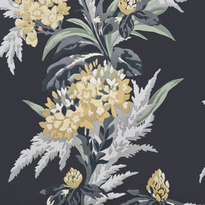 1838 Wallcoverings Aurora Behang 1804-116-01 - Jet Black