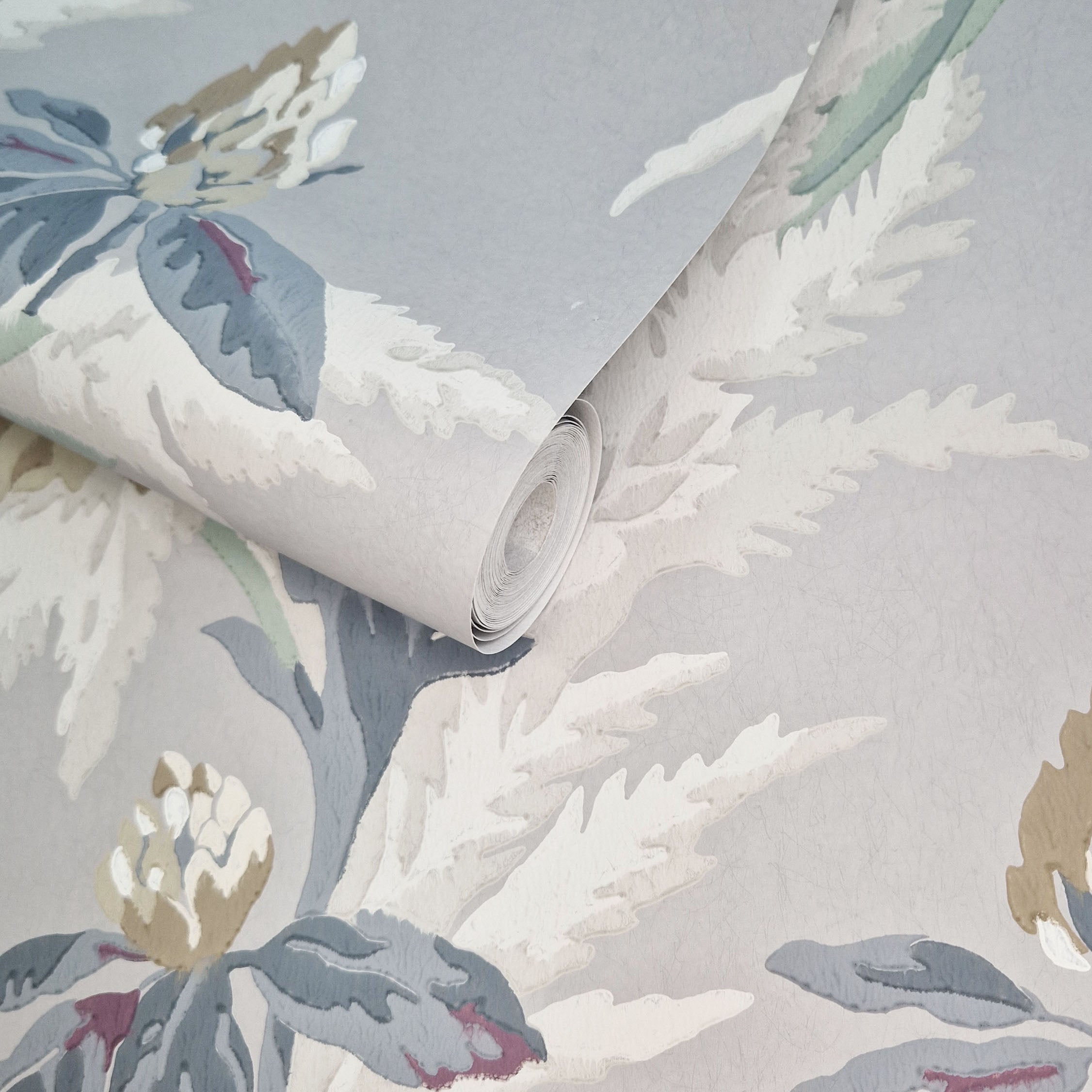 1838 Wallcoverings Aurora Behang 1804-116-06 - Mist Grey