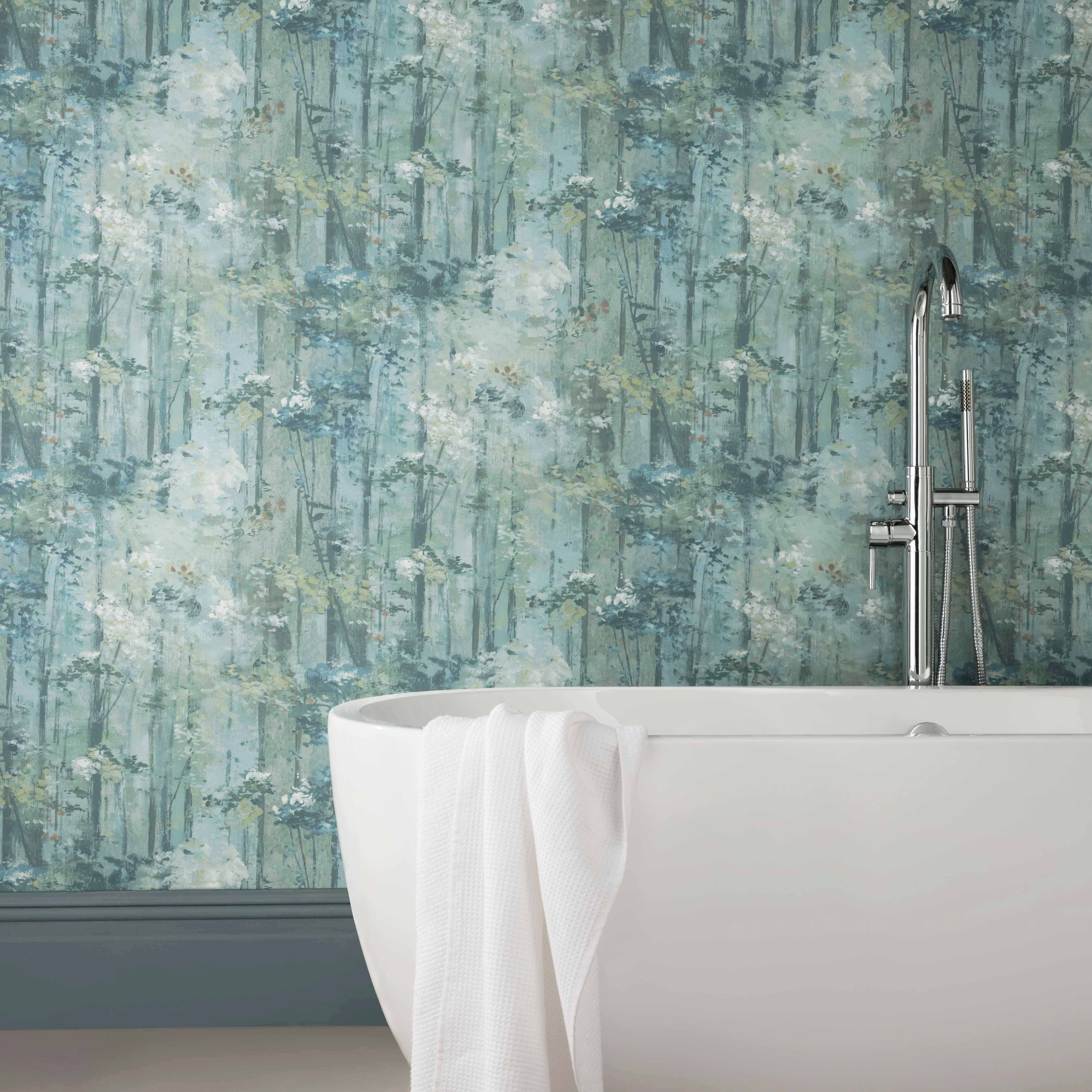 1838 Wallcoverings Glade Behang 1804-118-02 - Seafoam Green
