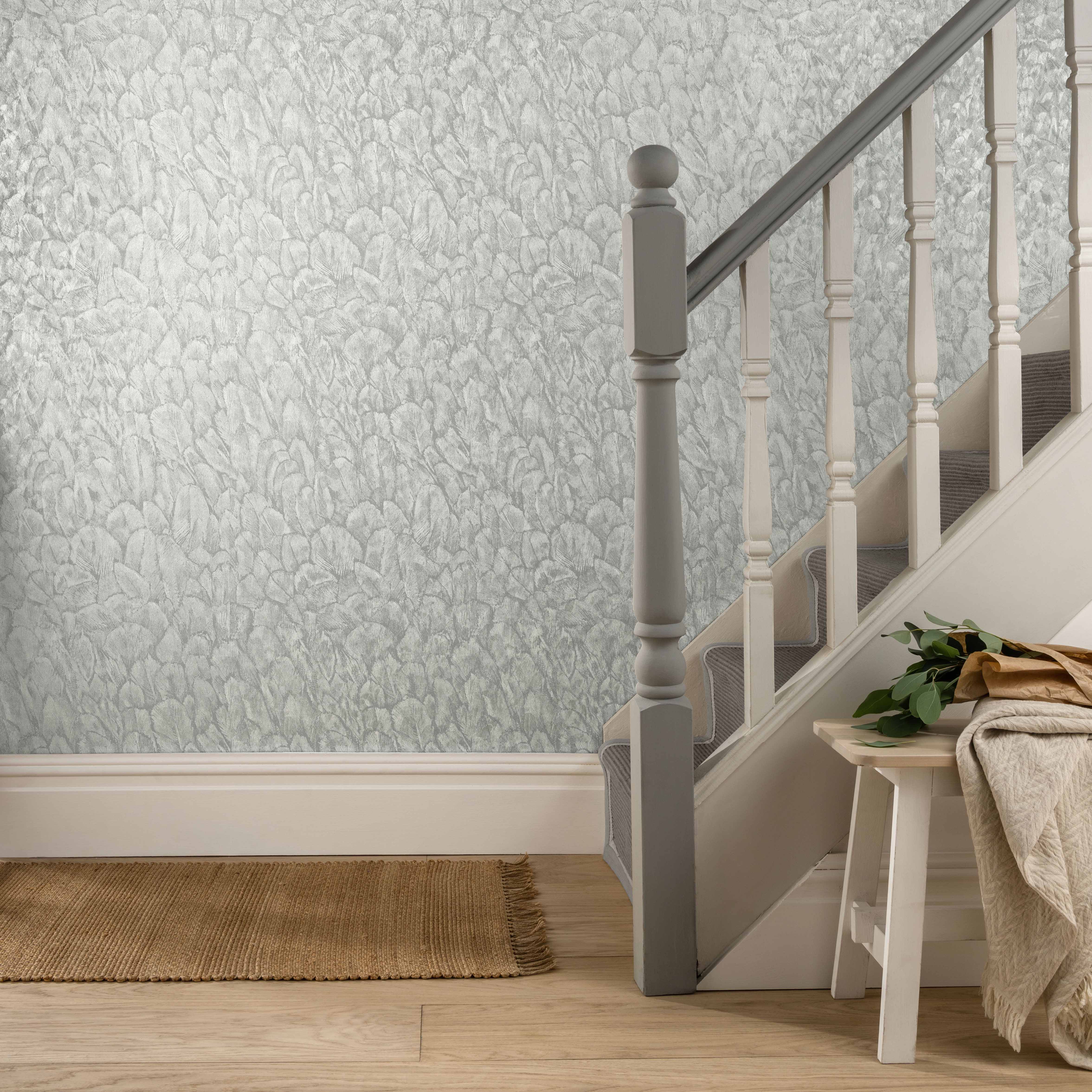 1838 Wallcoverings Tranquil Behang 1804-119-05 - Mist Grey
