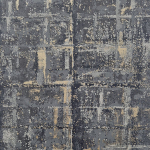 1838 Wallcoverings Patina Behang 1804-120-01 - Jet Black
