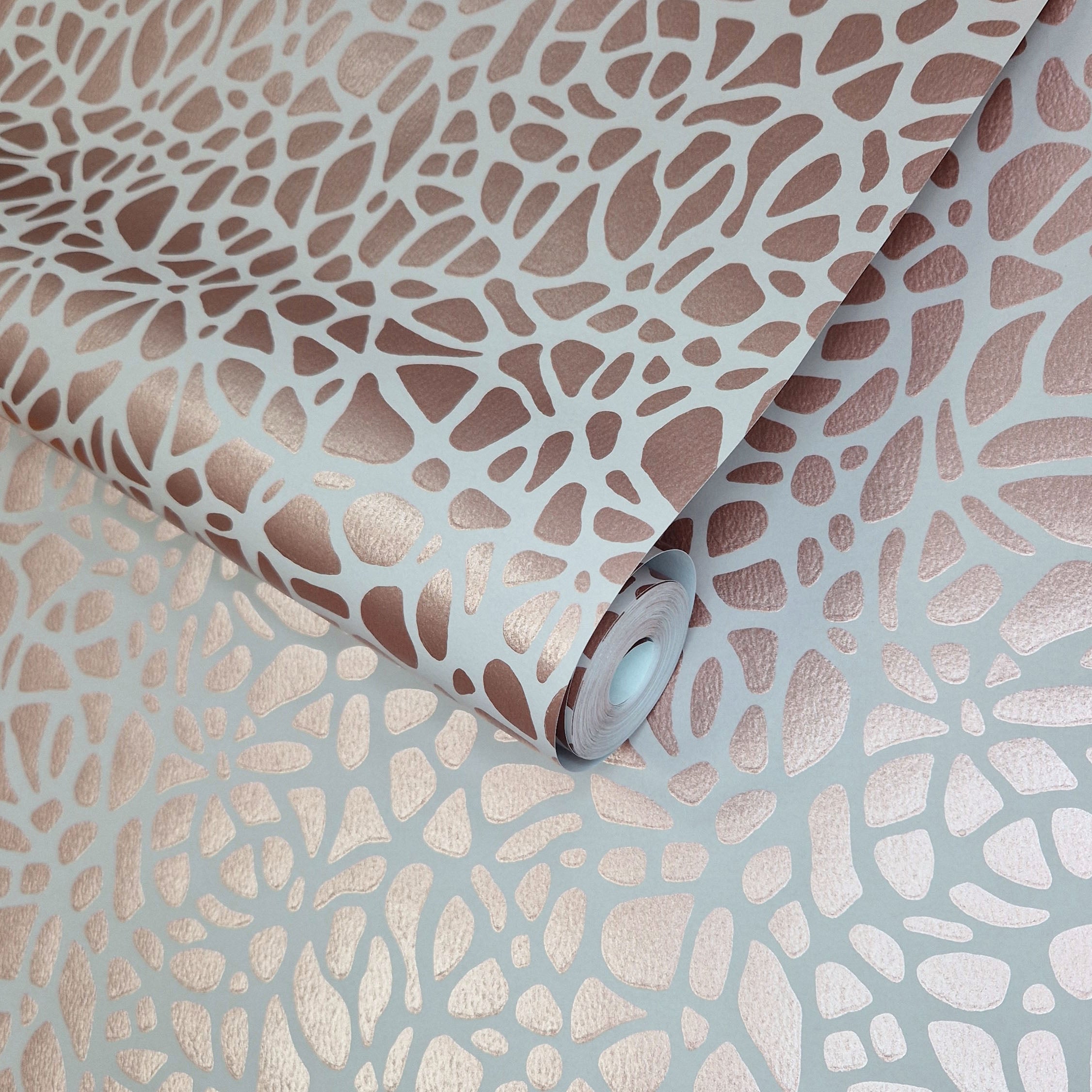 1838 Wallcoverings Pebble Beach Behang 1804-121-03 - Rose Gold