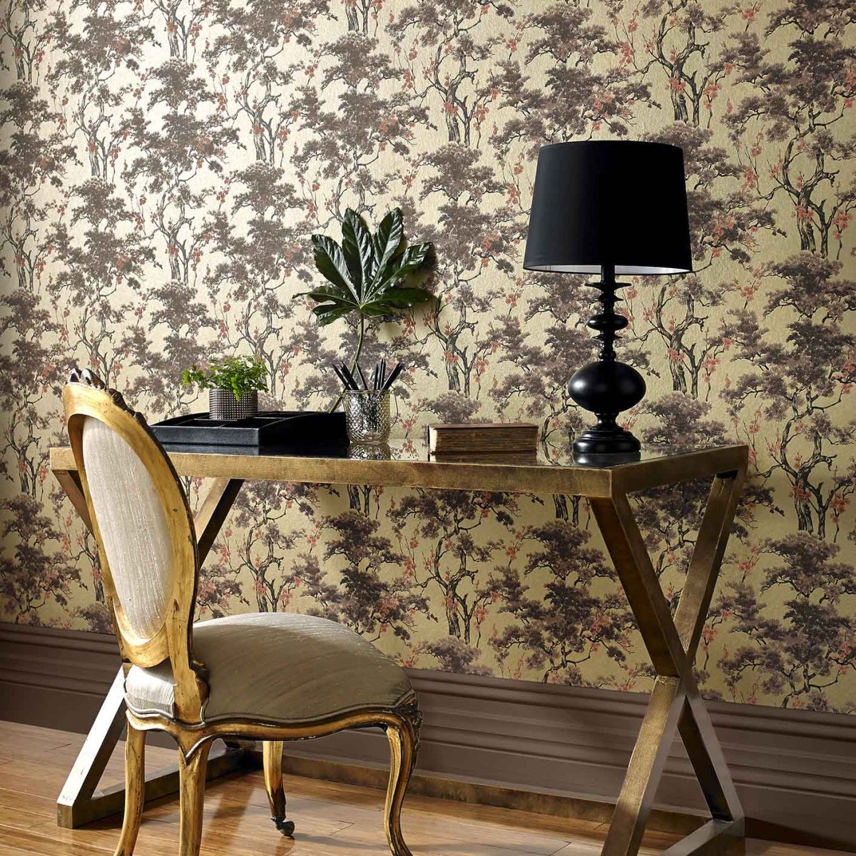 1838 Wallcoverings Avington Harewood Behang 1602-100-03 - LAB COLOUR THE WORLD