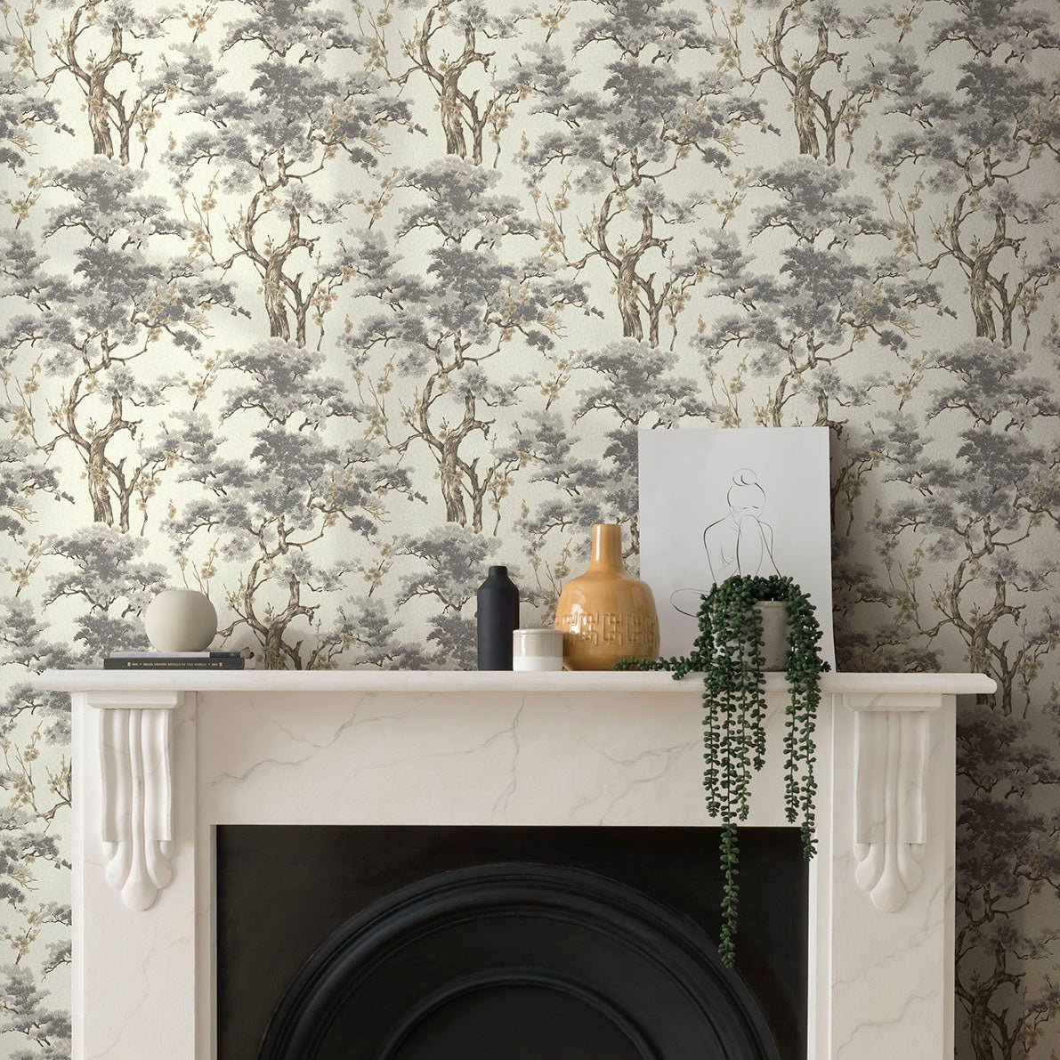 1838 Wallcoverings Avington Harewood Behang 1602-100-04 - LAB COLOUR THE WORLD