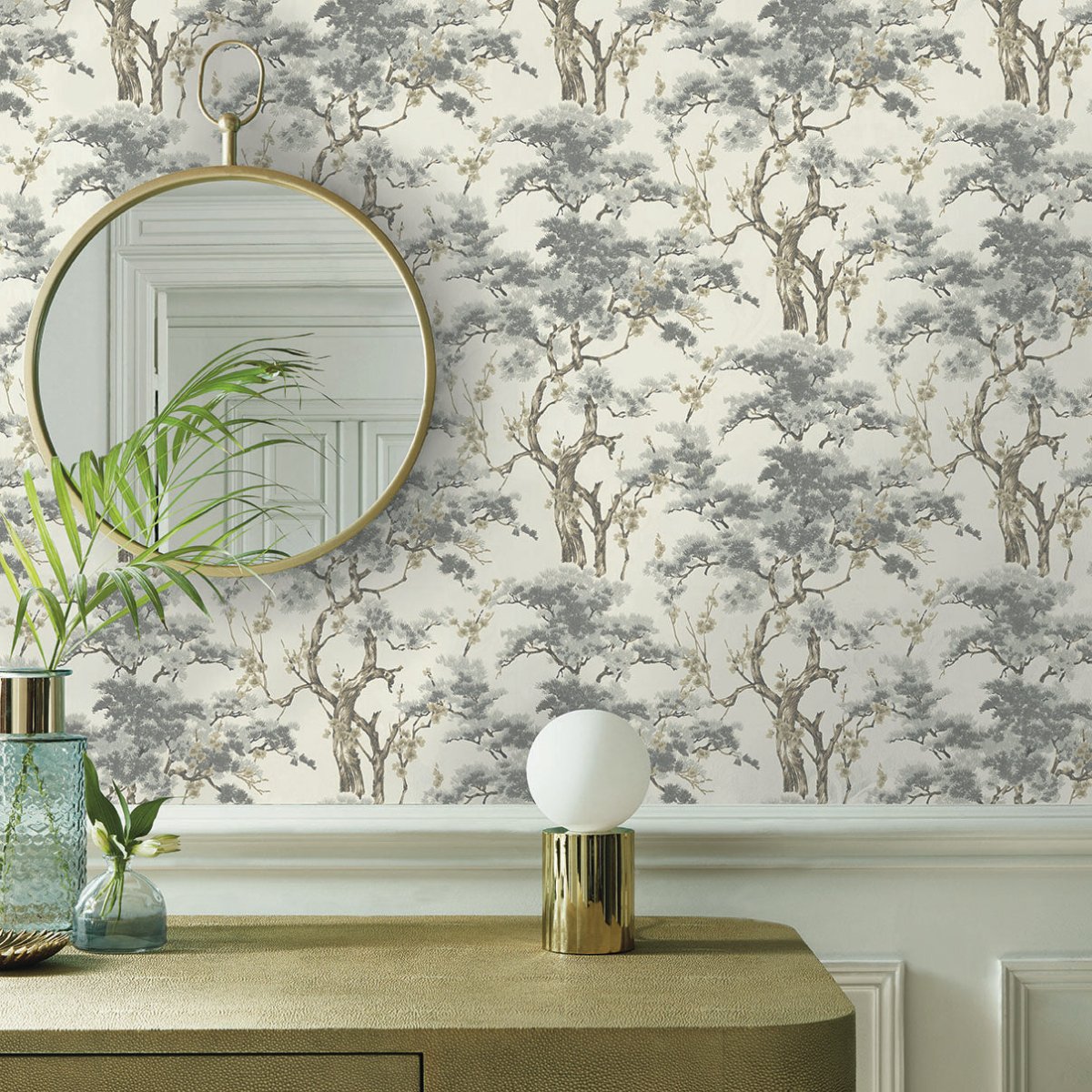 1838 Wallcoverings Avington Harewood Behang 1602-100-04 - LAB COLOUR THE WORLD