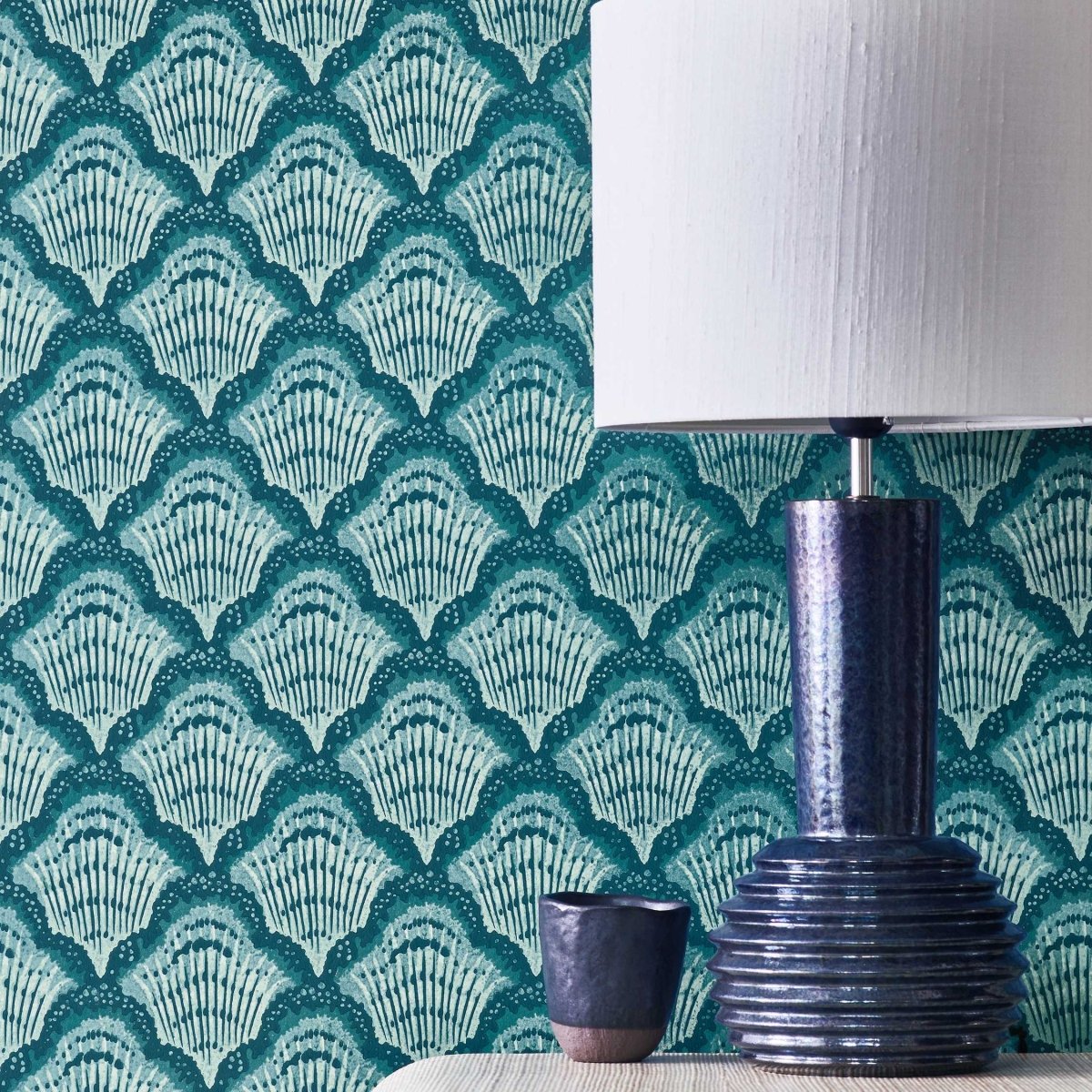 1838 Wallcoverings Calico Shell Behang 2412-179-03 - LAB COLOUR THE WORLD