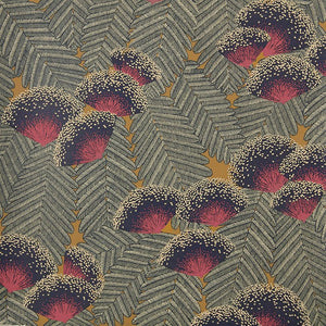1838 Wallcoverings Clarice Behang Jet Black 1907-138-03 - LAB COLOUR THE WORLD