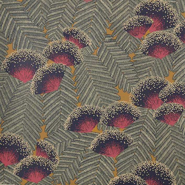 1838 Wallcoverings Clarice Behang Jet Black 1907-138-03 - LAB COLOUR THE WORLD
