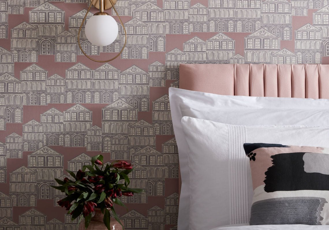 1838 Wallcoverings Elodie Maison Behang 1907-137-02 - LAB COLOUR THE WORLD