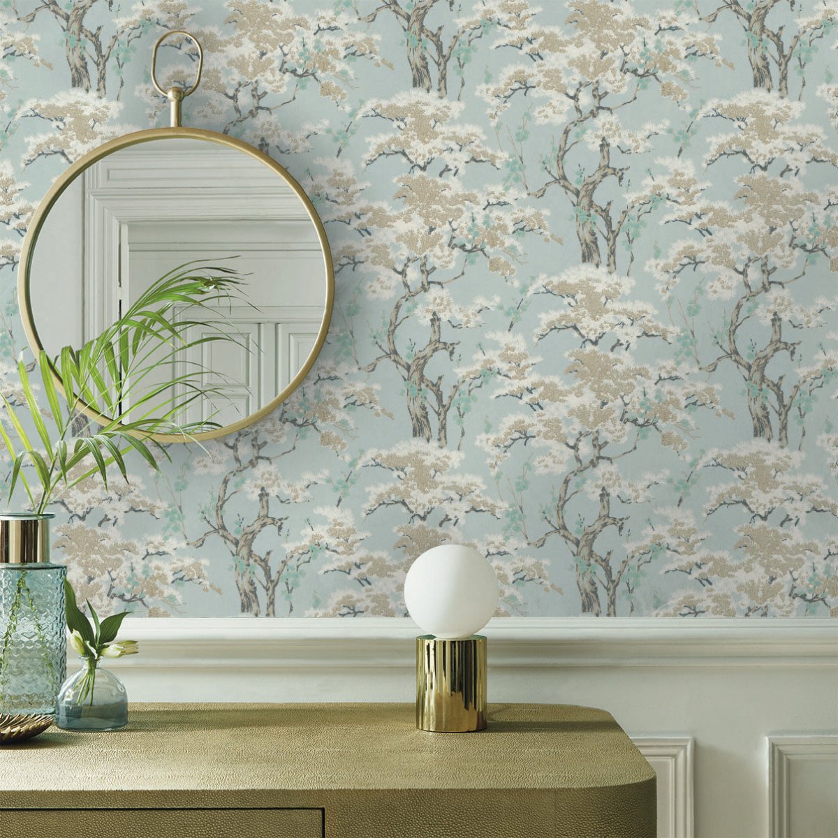 1838 Wallcoverings Harewood Behang 1602-100-02 - LAB COLOUR THE WORLD