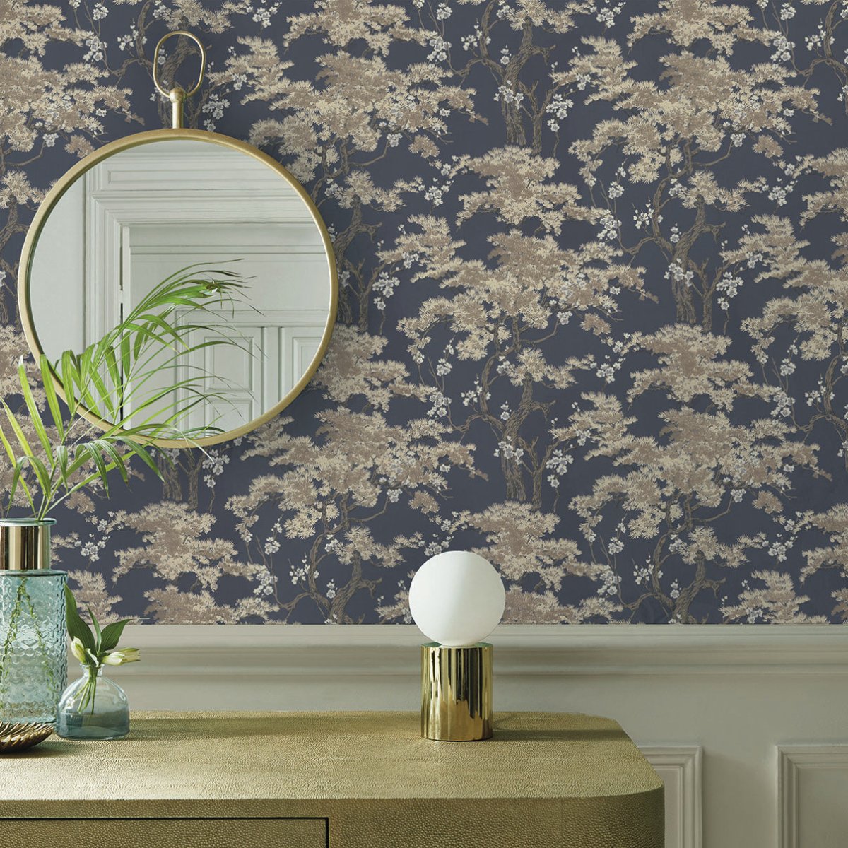 1838 Wallcoverings Harewood Behang 1602-100-05 - LAB COLOUR THE WORLD
