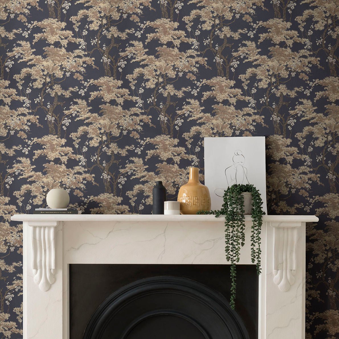 1838 Wallcoverings Harewood Behang 1602-100-05 - LAB COLOUR THE WORLD