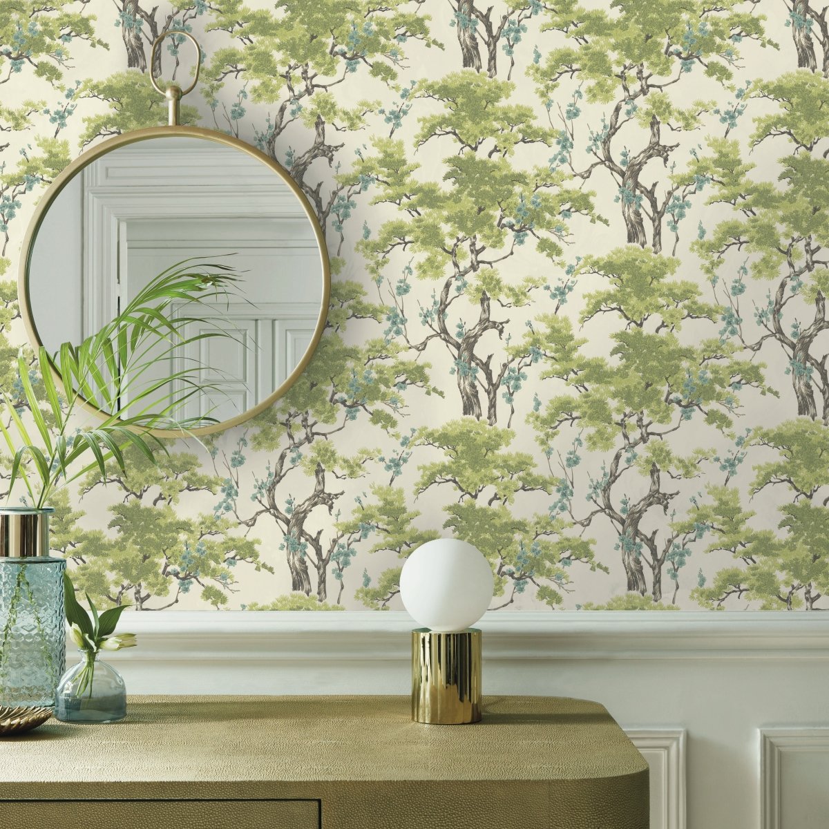1838 Wallcoverings Harewood Behang 1602-100-06 - LAB COLOUR THE WORLD