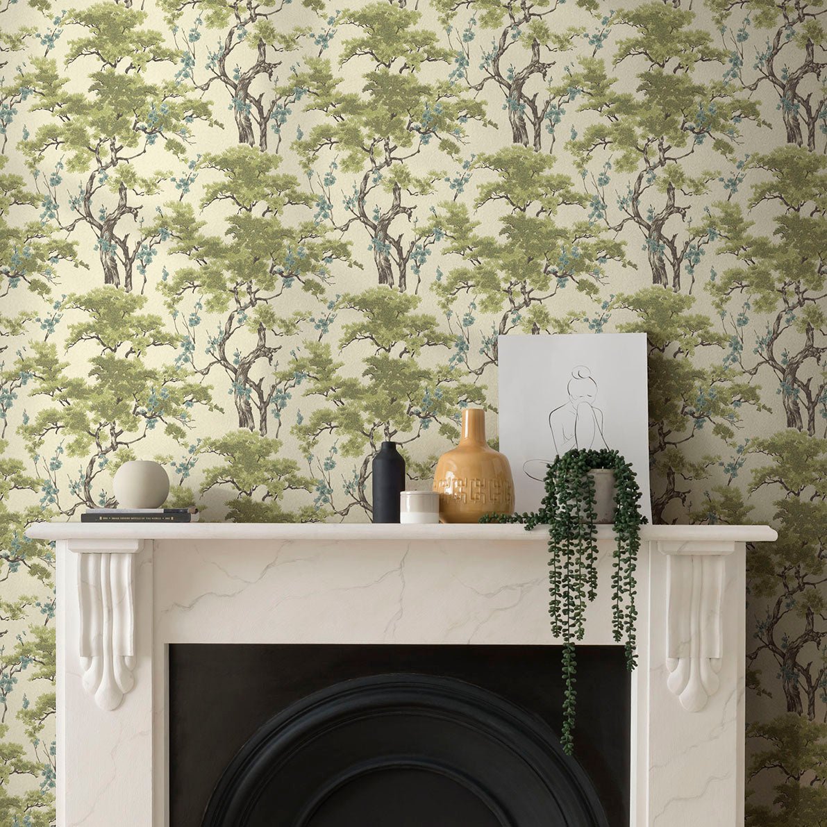 1838 Wallcoverings Harewood Behang 1602-100-06 - LAB COLOUR THE WORLD