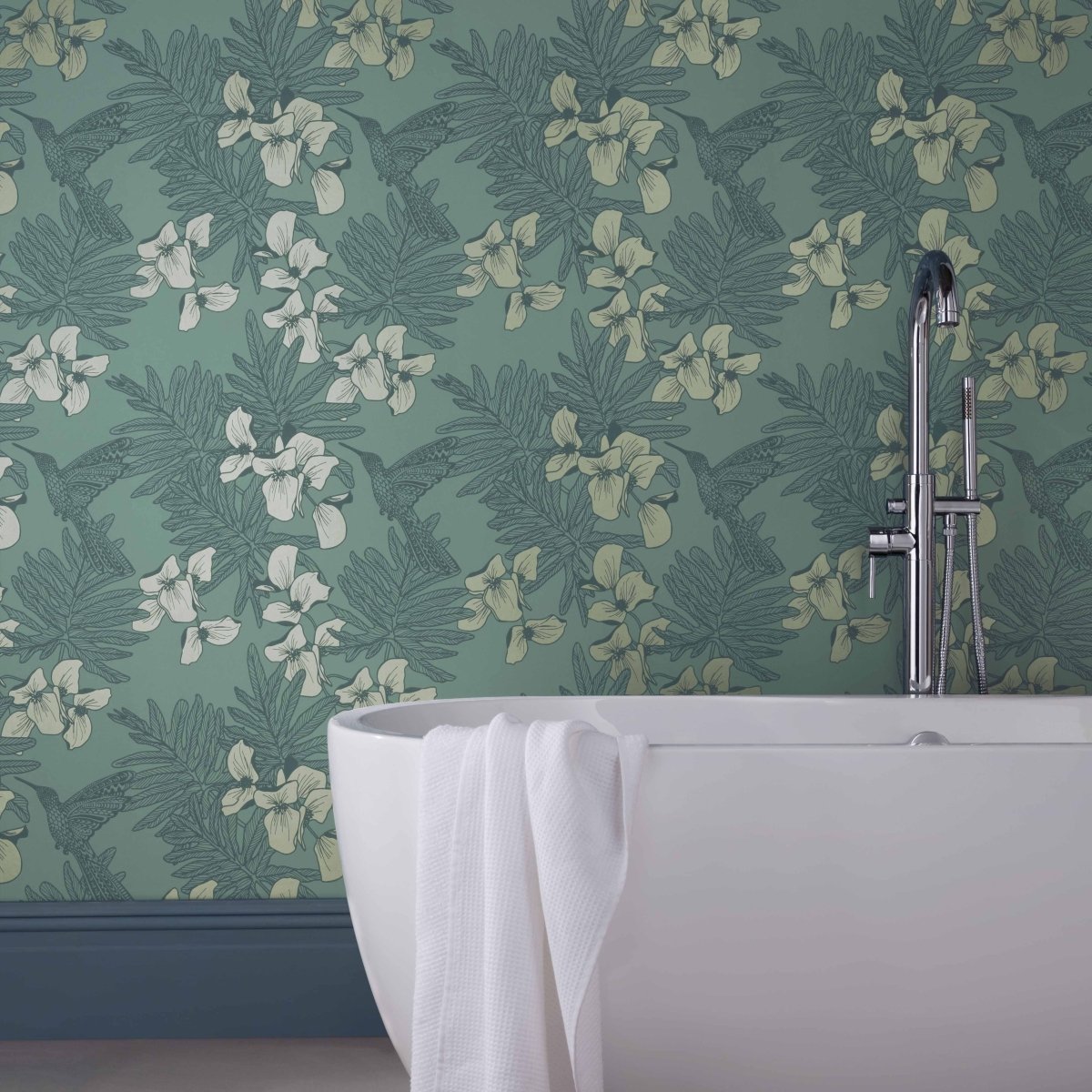 1838 Wallcoverings Hummingbird Behang 1804-117-03 - LAB COLOUR THE WORLD