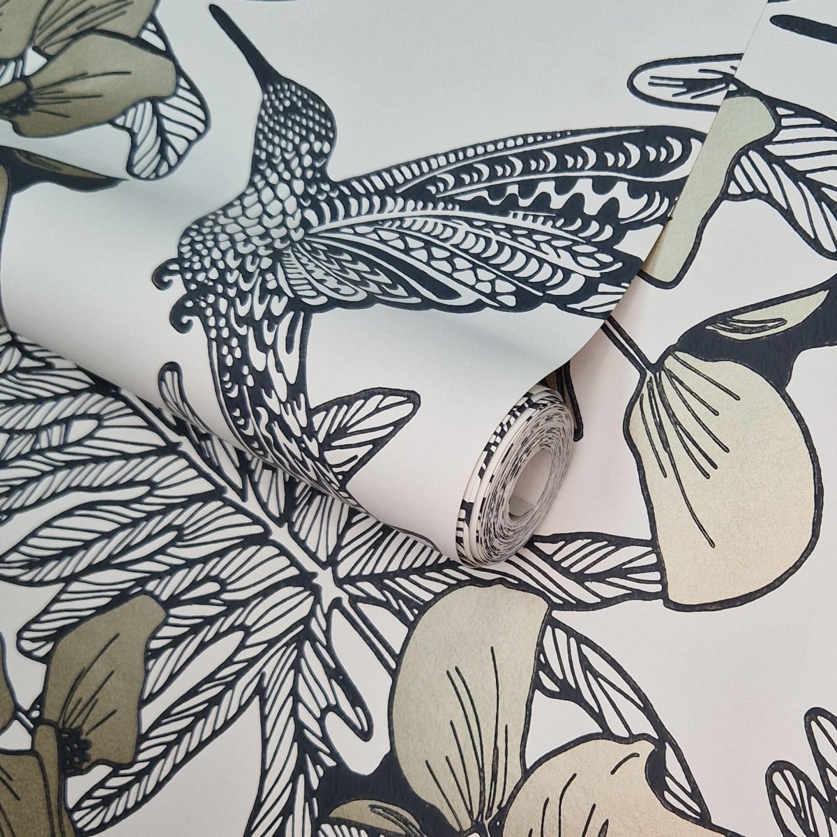 1838 Wallcoverings Hummingbird Behang 1804-117-06 - LAB COLOUR THE WORLD