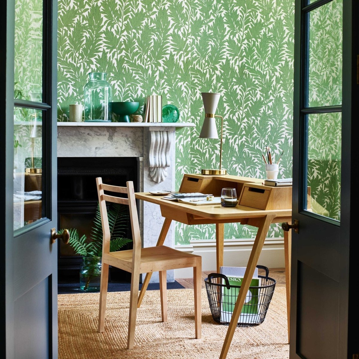1838 Wallcoverings Laurel Leaf Behang 2412-177-01 - LAB COLOUR THE WORLD