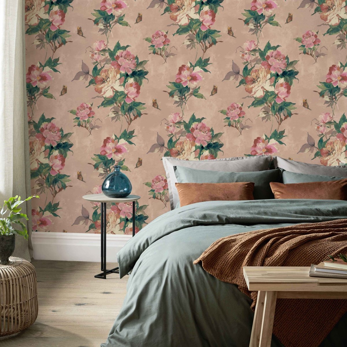 1838 Wallcoverings Madama Butterfly Behang 1703-108-03 - LAB COLOUR THE WORLD