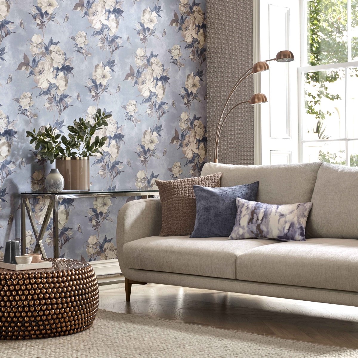 1838 Wallcoverings Madama Butterfly Behang 1703-108-04 - LAB COLOUR THE WORLD