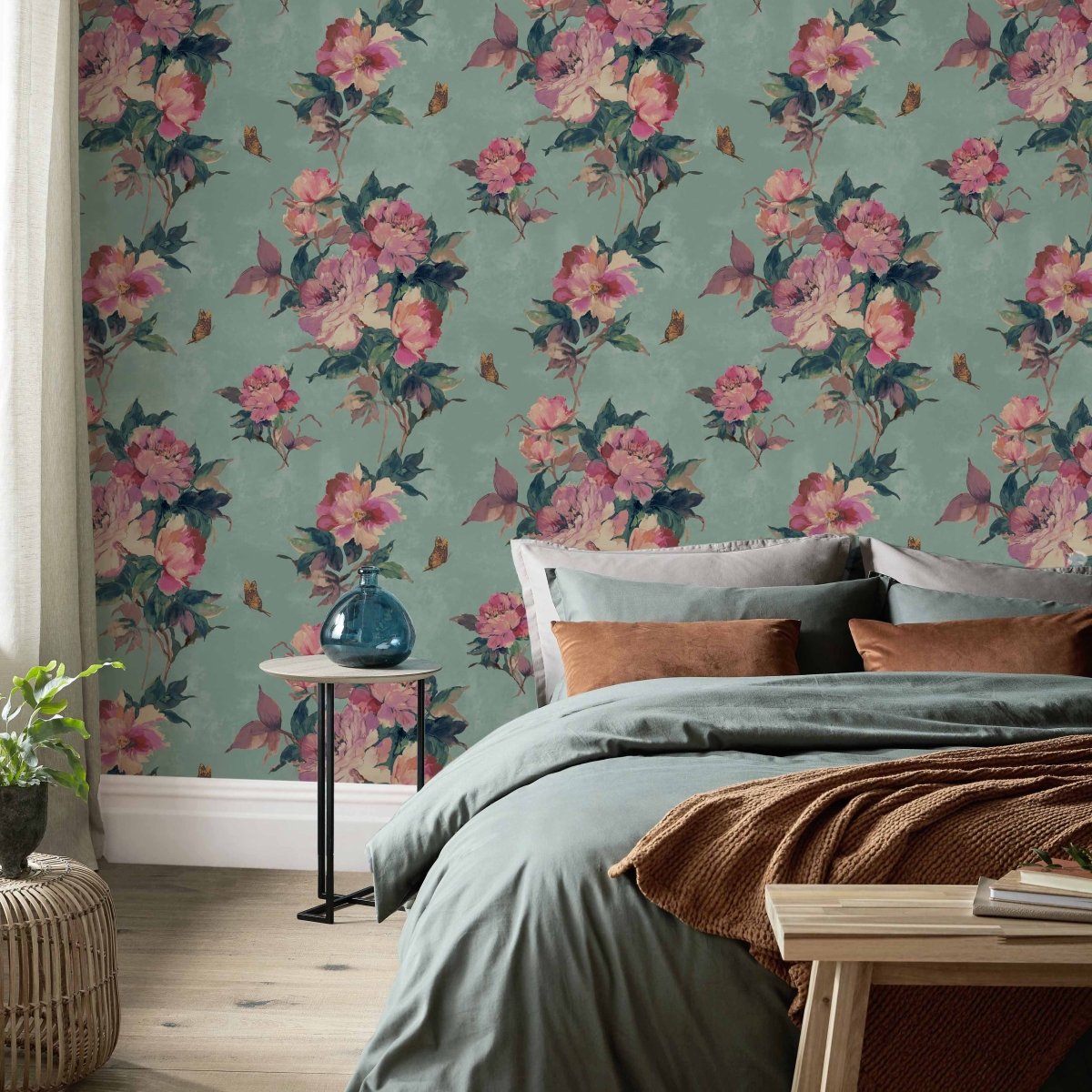 1838 Wallcoverings Madama Butterfly Behang 1703-108-05 - LAB COLOUR THE WORLD
