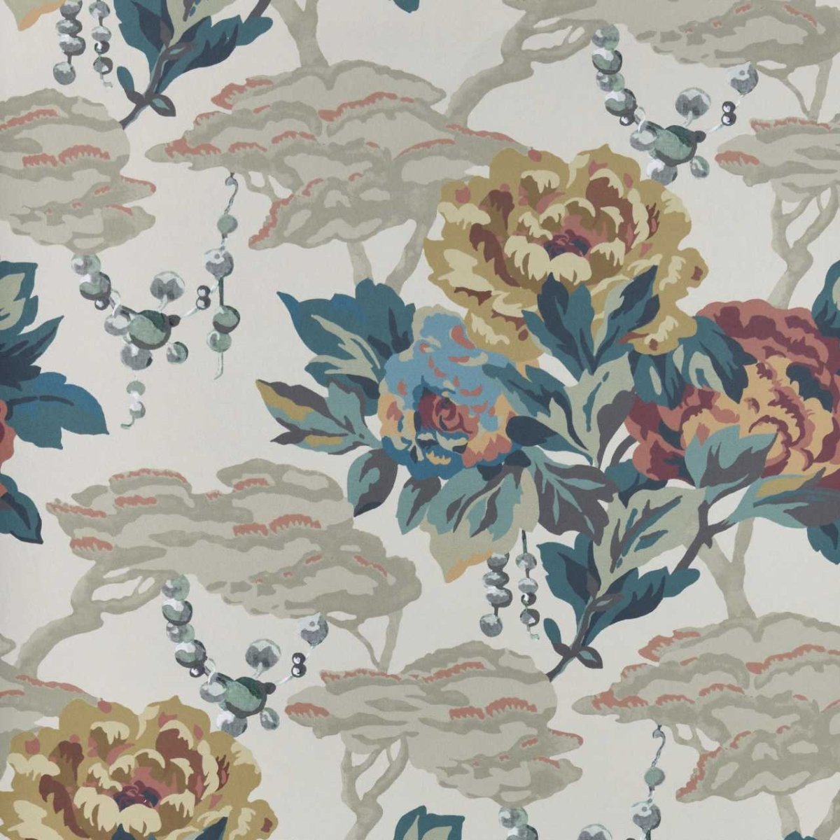 1838 Wallcoverings Paeonia Behang 2311-170-01 - LAB COLOUR THE WORLD