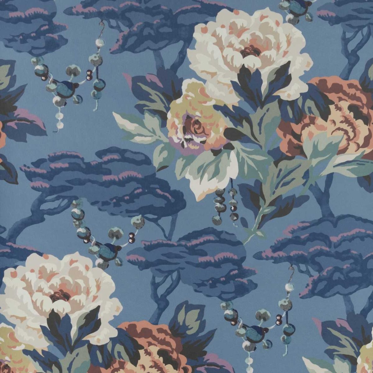 1838 Wallcoverings Paeonia Behang 2311-170-02 - LAB COLOUR THE WORLD