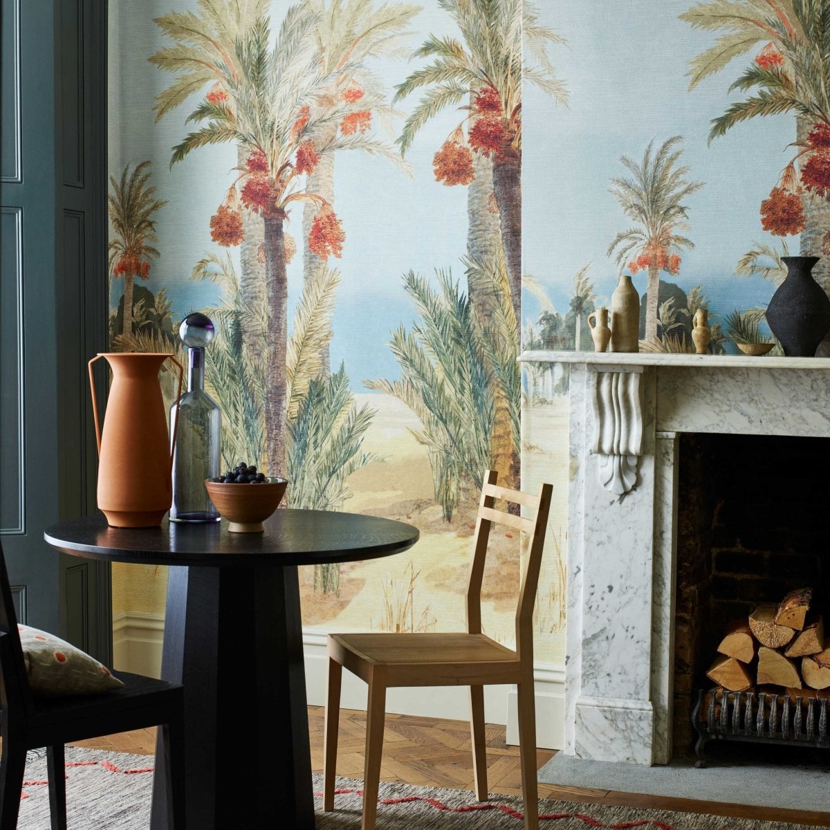 1838 Wallcoverings V&A Decorative Papers II Date Palm Behang 2412-182-01 - LAB COLOUR THE WORLD