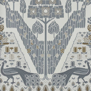 1838 Wallcoverings V&A Decorative Papers Peacock Topiary Behang 2311-172-01 - LAB COLOUR THE WORLD