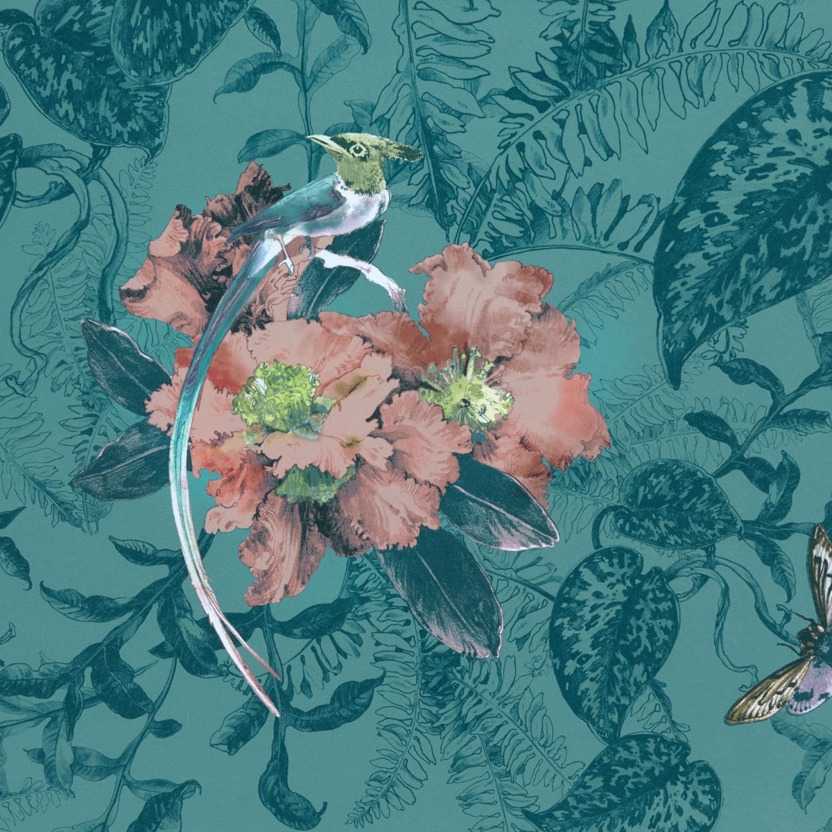 1838 Wallcoverings Willow Hedgerow Behang 2008-144-02 - LAB COLOUR THE WORLD