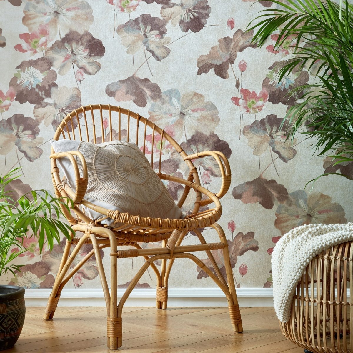 1838 Wallcoverings Willow Water Lilies Behang 2008-143-04 - LAB COLOUR THE WORLD