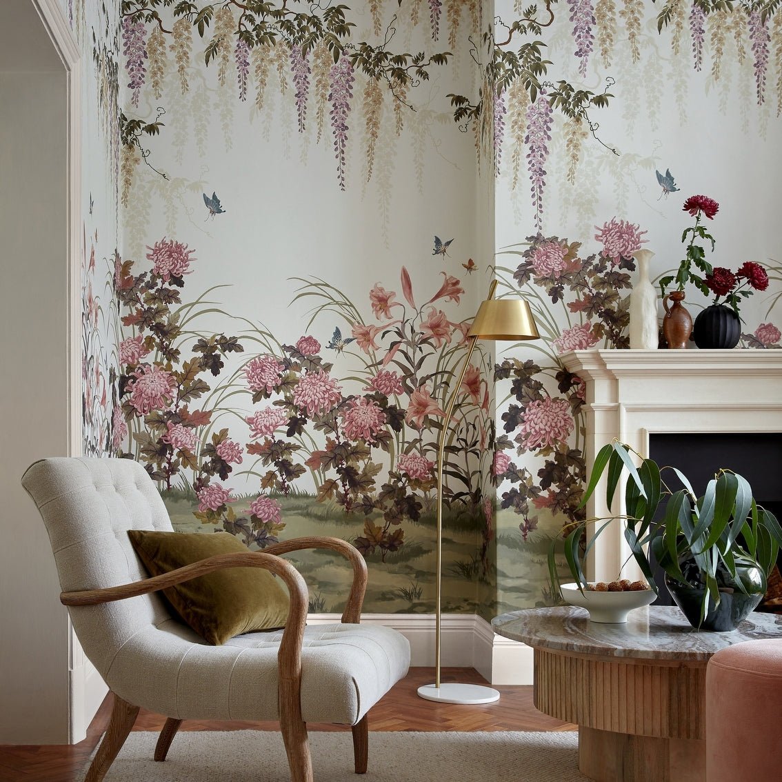 1838 Wallcoverings Wisteria Bloom Behang 2513-191-02 - LAB COLOUR THE WORLD
