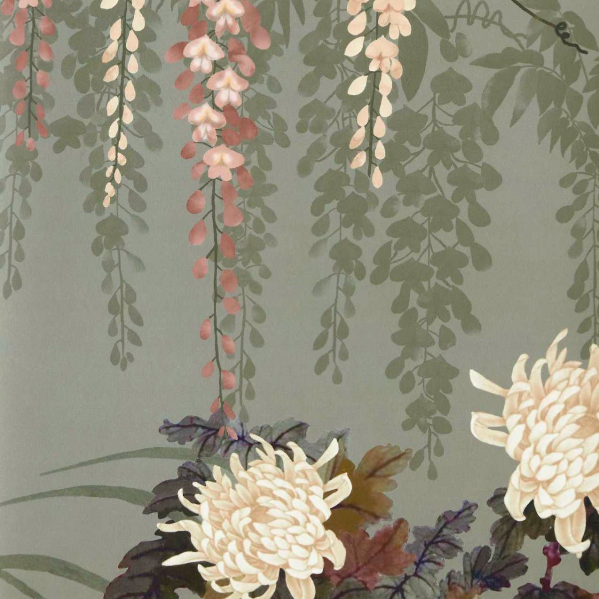 1838 Wallcoverings Wisteria Bloom Behang 2513-191-04 - LAB COLOUR THE WORLD