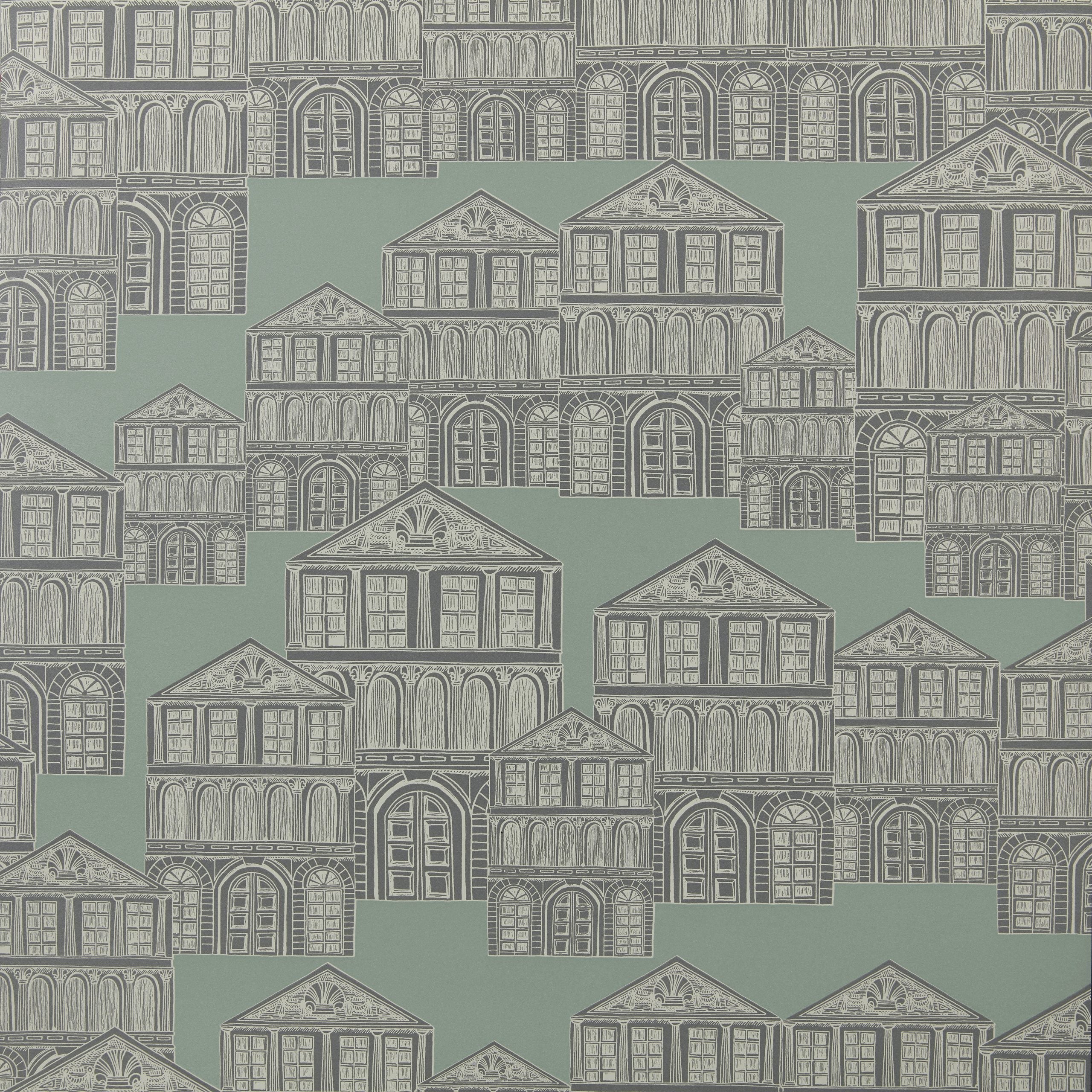 1838 Wallcoverings Maison Neo Behang 1907-137-03 - Mint Green