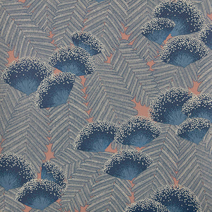 1838 Wallcoverings Clarice Behang 1907-138-01 - Soft Blue