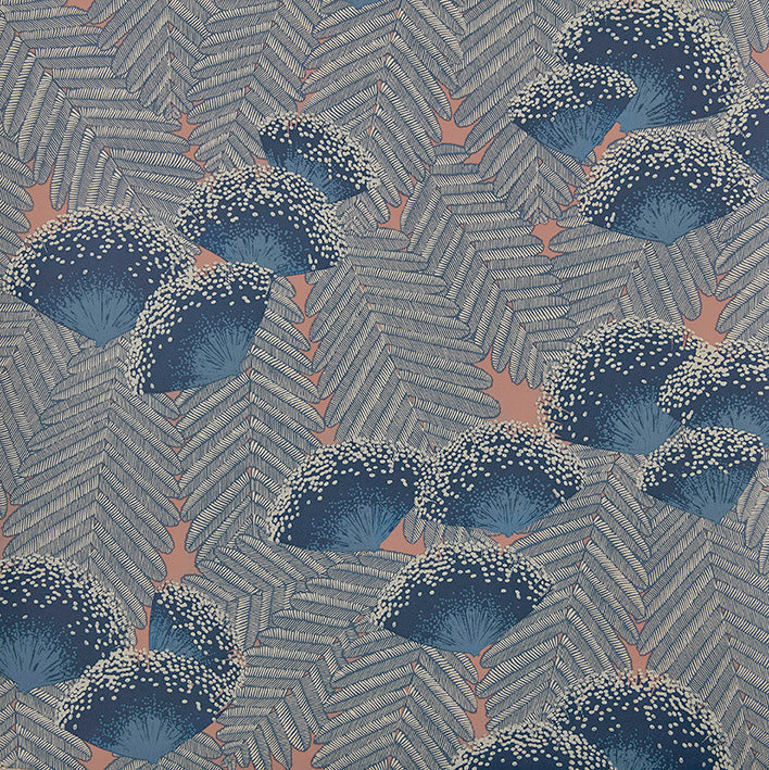 1838 Wallcoverings Clarice Behang 1907-138-01 - Soft Blue